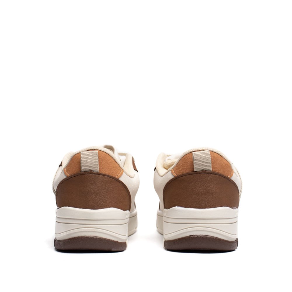 Tênis Infantil Brink Street Off White/Marrom Branco/Marrom 3