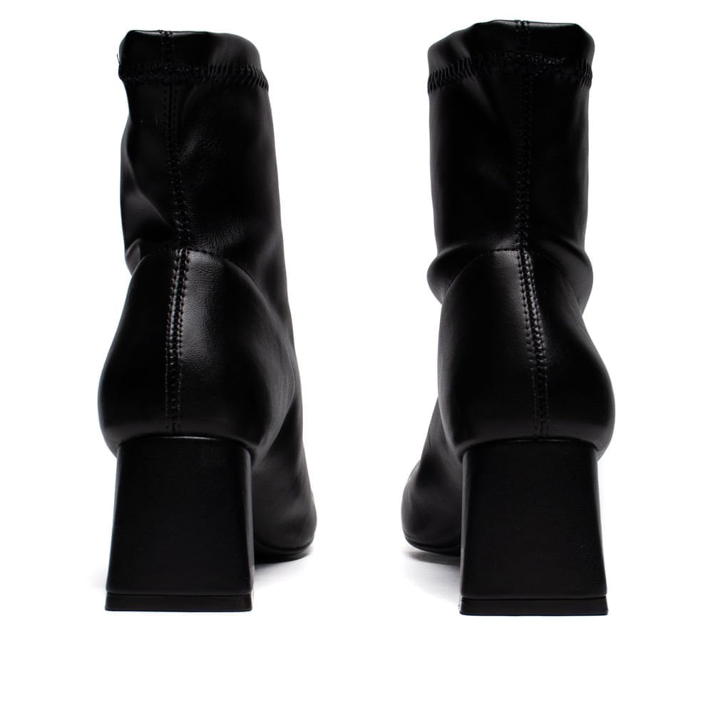 Bota Feminina Bebecê Napa Strech Slim Preto Preto 3
