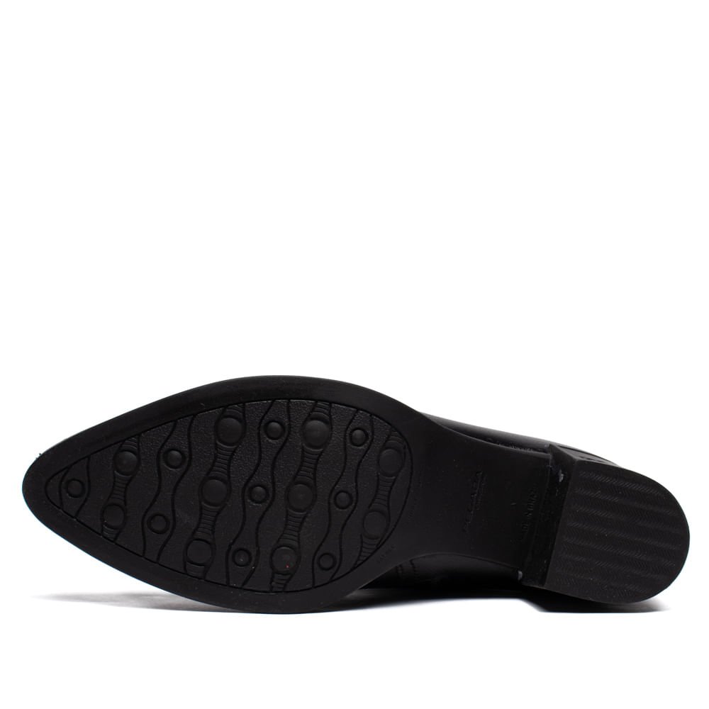 Bota Feminina Pegada Couro Frontier Preto Preto 2
