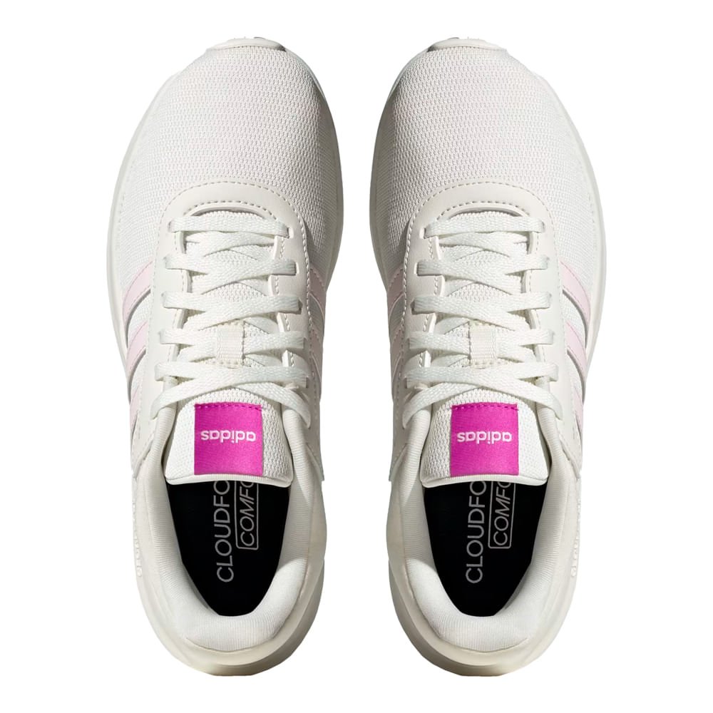 Tênis Feminino Adidas Lite Racer 4.0 Branco Branco 4