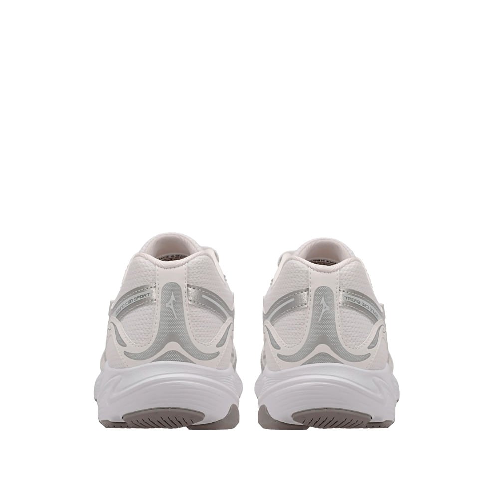 Tênis Feminino Mizuno CSD Sport Softier Foam Branco/Prata Branco/Prata 3