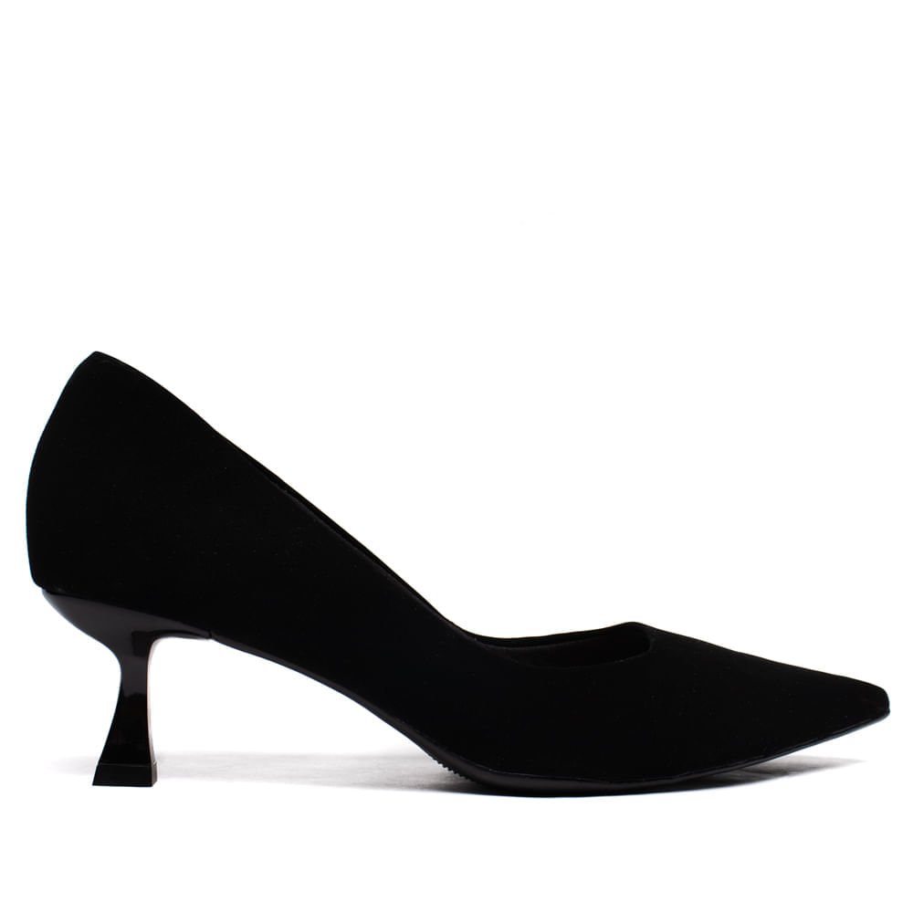 Scarpin Feminino Bebecê Nobuck Preto