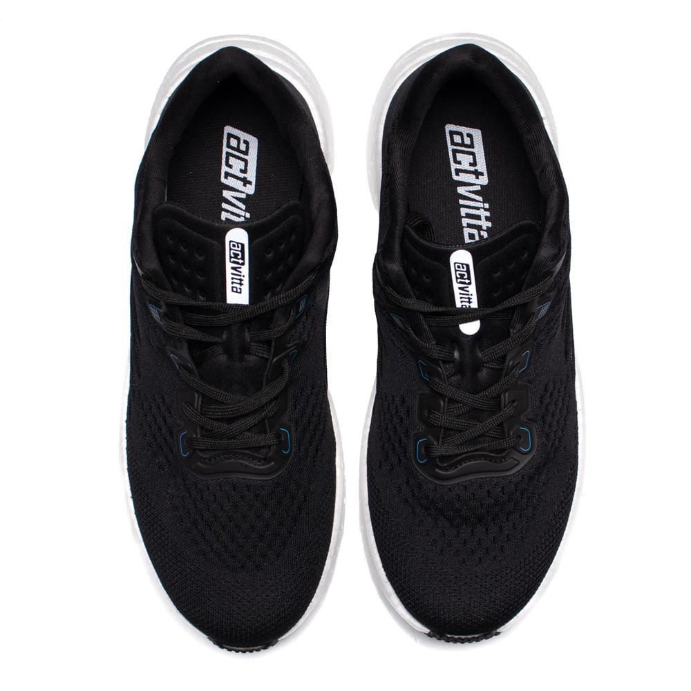 Tênis Masculino Actvitta Vegas Esportivo Preto Preto 4