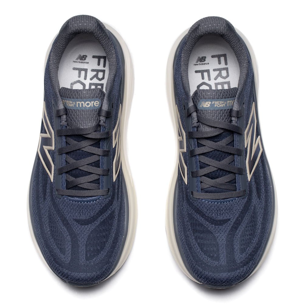 Tênis Masculino New Balance Fresh Foam X More V6 Marinho Azul Marinho 4