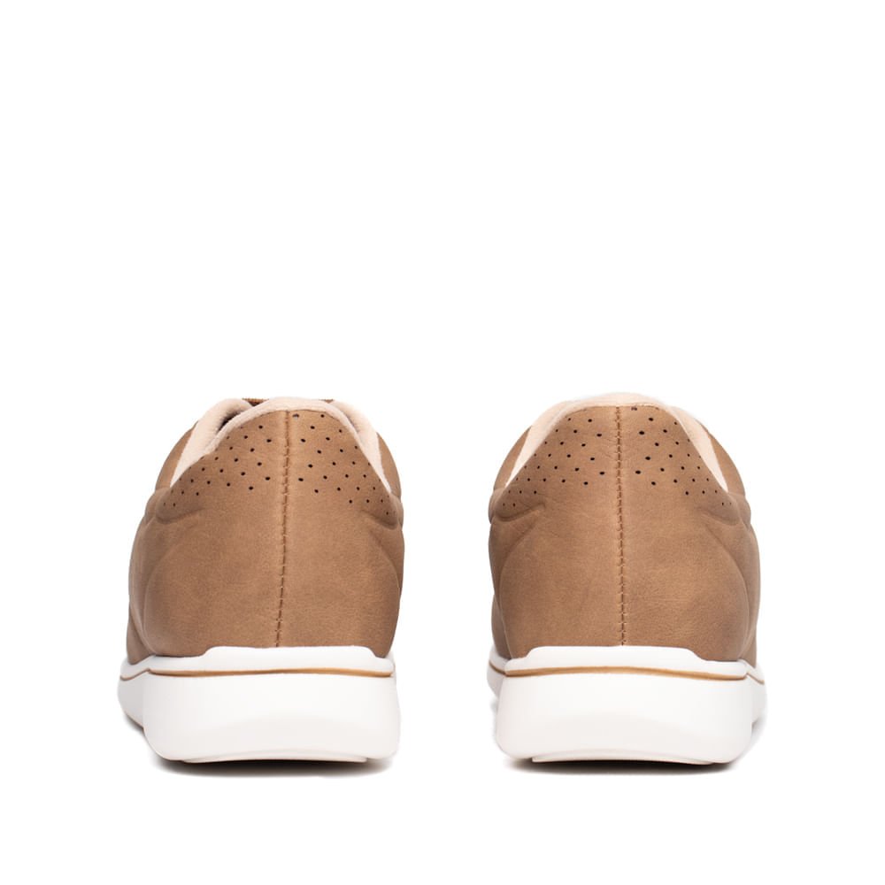 Tênis Feminino Modare Veluna Elástico Marrom Claro Marrom 3