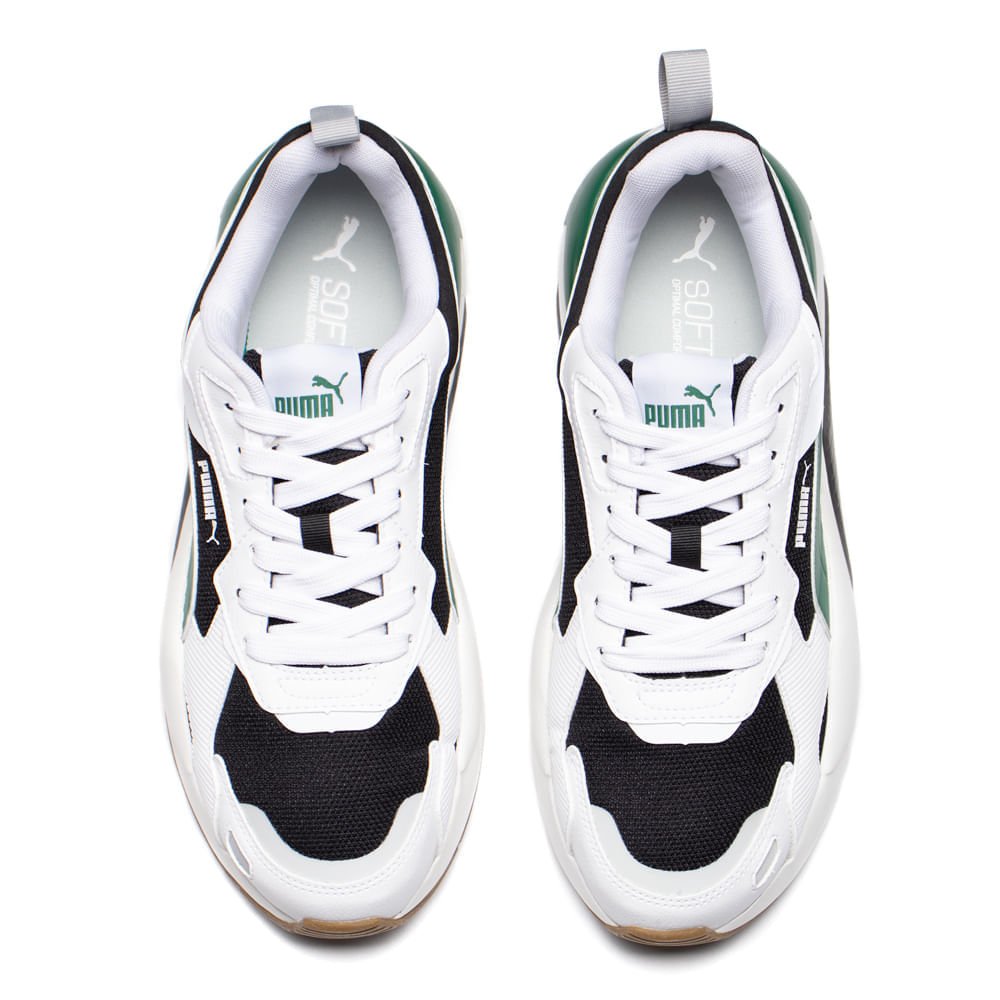 Tênis Masculino Puma X-Ray 3 BDP Branco/verde Branco/Verde 4