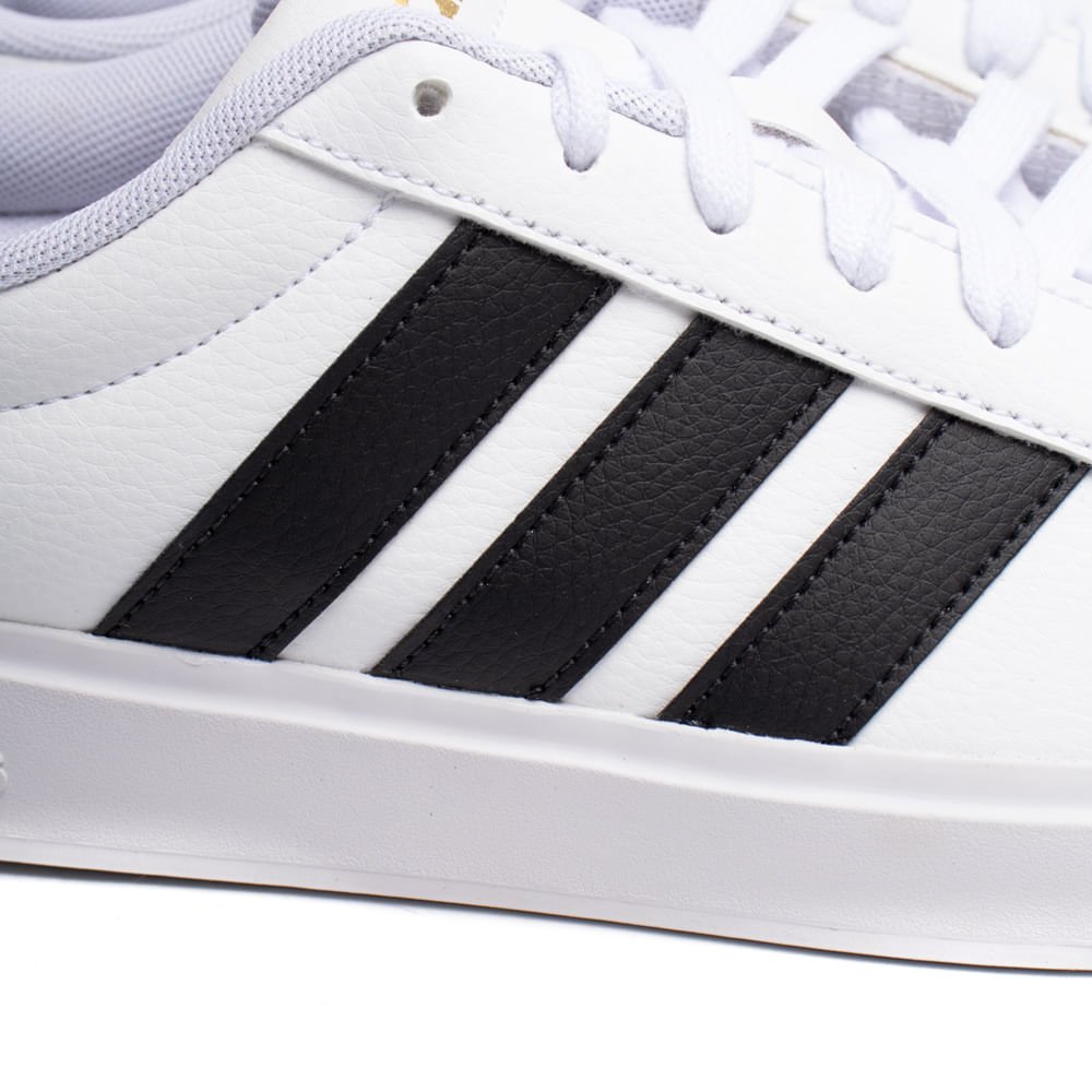 Tênis Feminino Adidas Streetwalk Branco/preto Branco/Preto 6