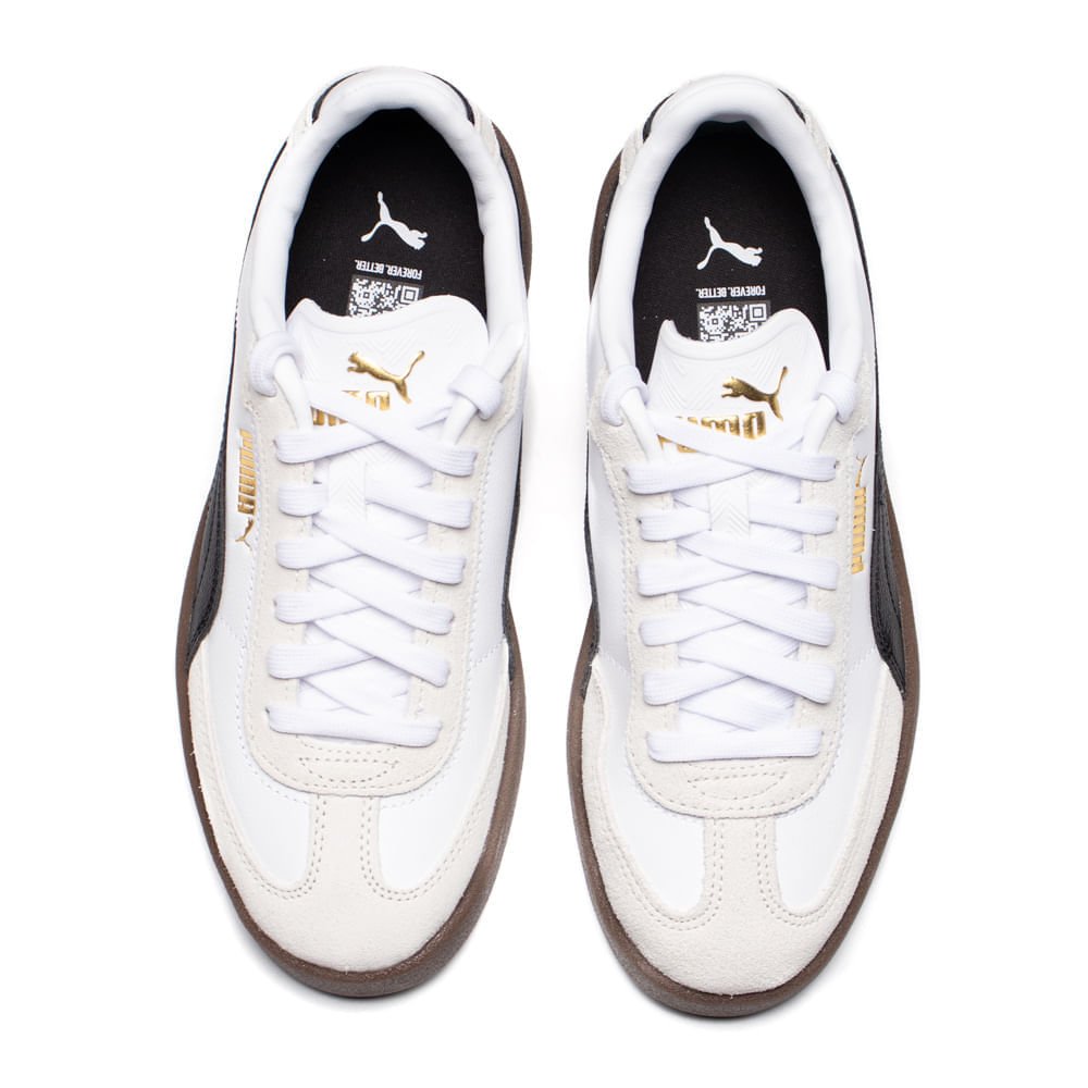 Tênis Feminino Puma Club II Era Off White Branco 4