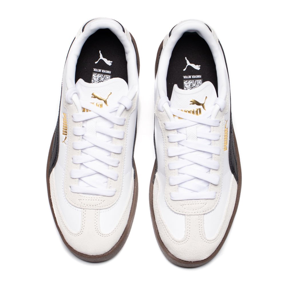Tênis Feminino Puma Club II Era Off White Branco 4