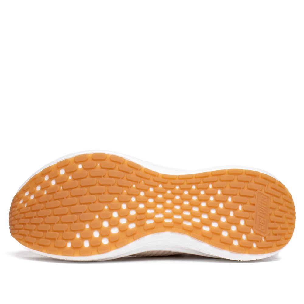 Tênis Feminino Actvitta Light Foam Knit Off White Bege 2