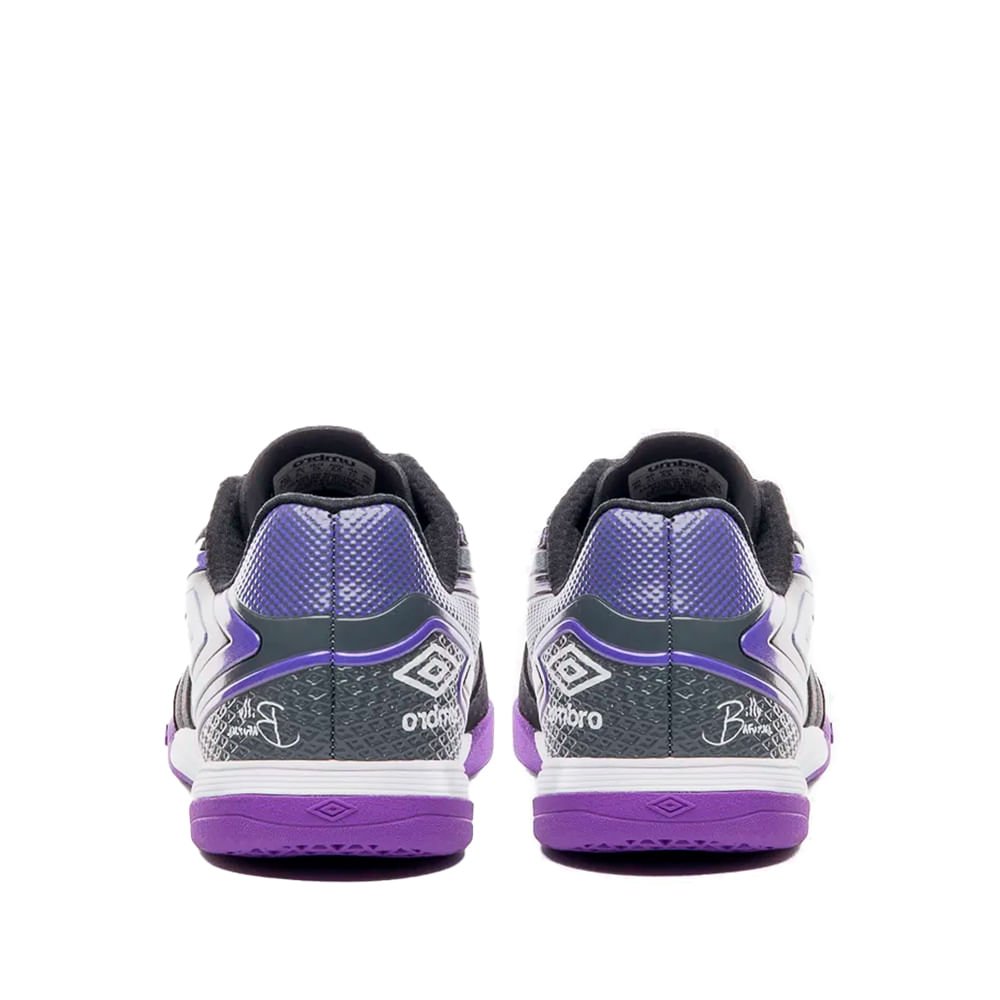 Chuteira Futsal Umbro Pro 5 Bump Billy BR Futsal Preto/Roxo Preto 3