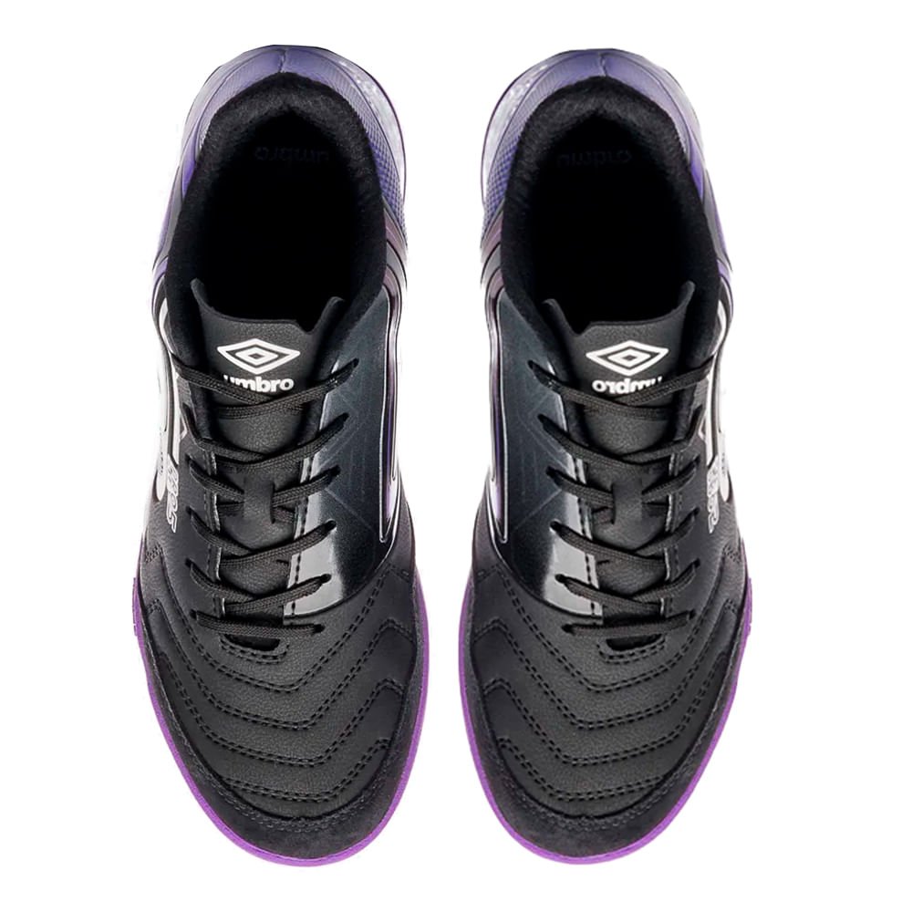Chuteira Futsal Umbro Pro 5 Bump Billy BR Futsal Preto/Roxo Preto 4
