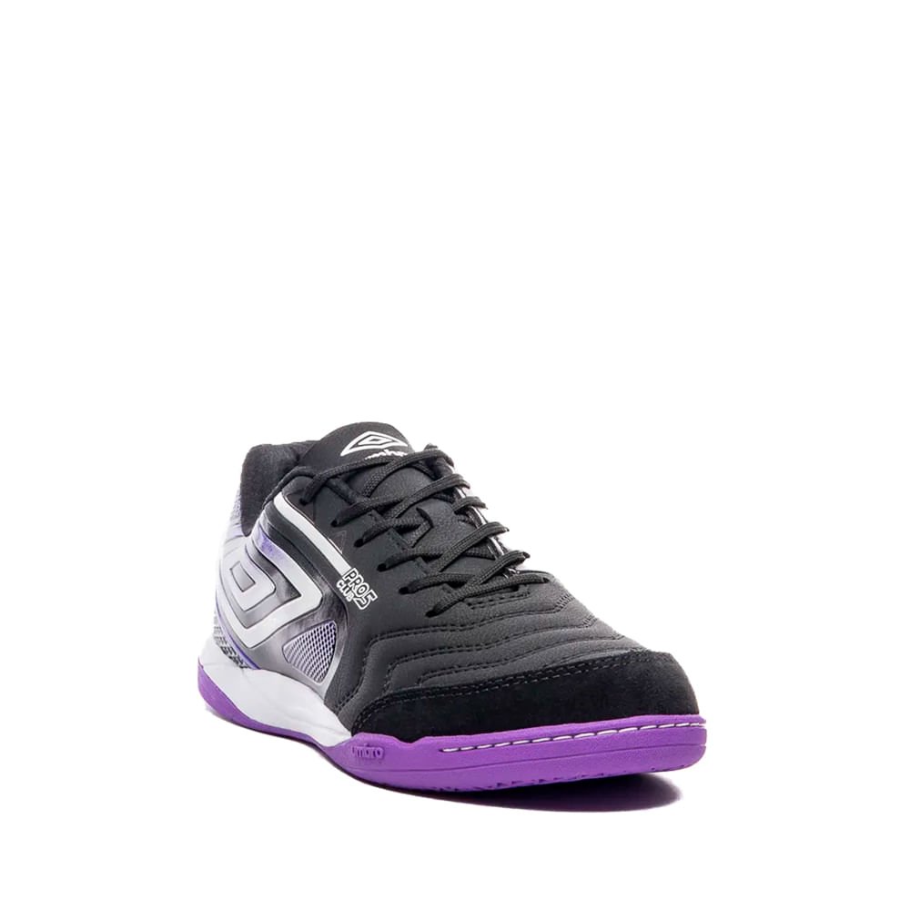 Chuteira Futsal Umbro Pro 5 Bump Billy BR Futsal Preto/Roxo Preto 5