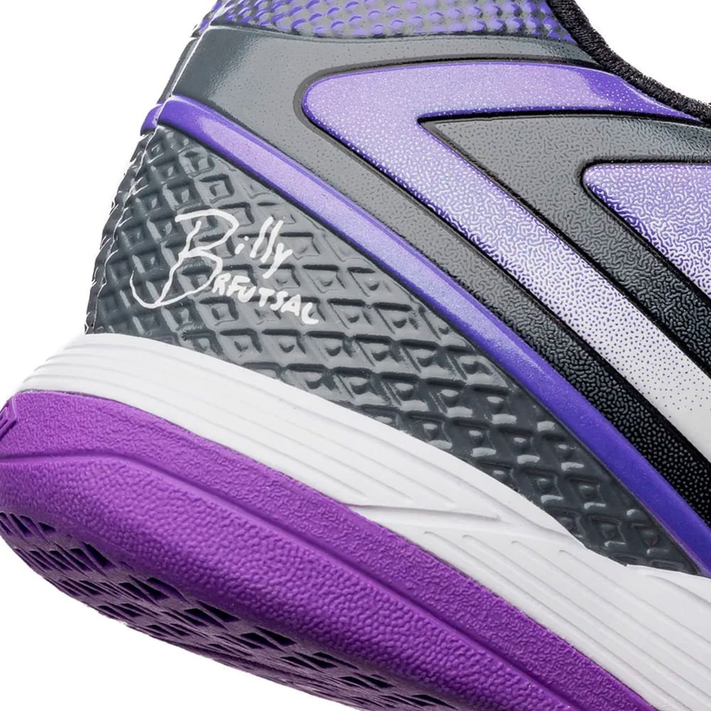 Chuteira Futsal Umbro Pro 5 Bump Billy BR Futsal Preto/Roxo Preto 8