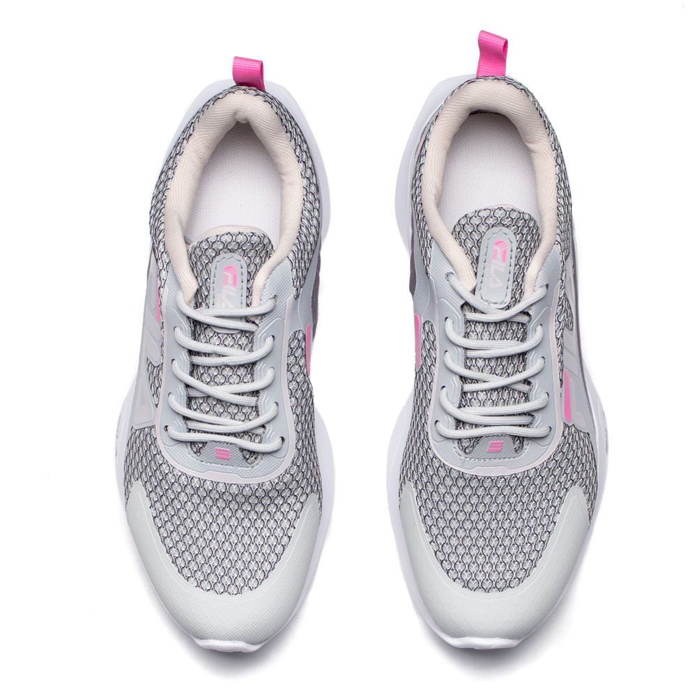 Tênis Infantil Fila Progress Cinza/Rosa Cinza 4