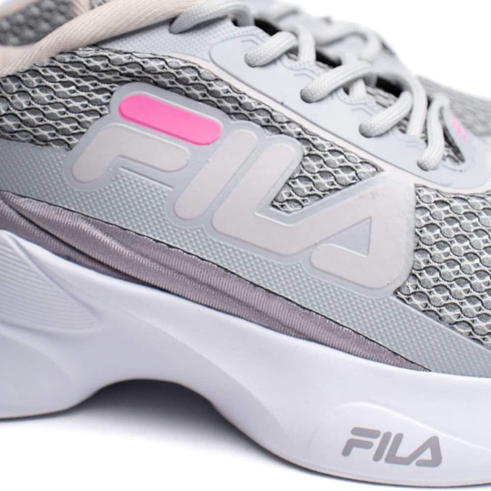 Tênis Infantil Fila Progress Cinza/Rosa Cinza 6