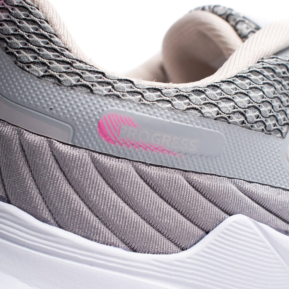 Tênis Infantil Fila Progress Cinza/Rosa Cinza 7