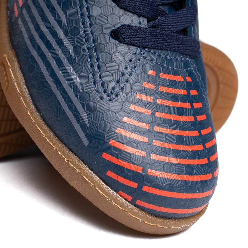 Chuteira Futsal Infantil Molekinho Texturizada Marinho Azul Marinho 6