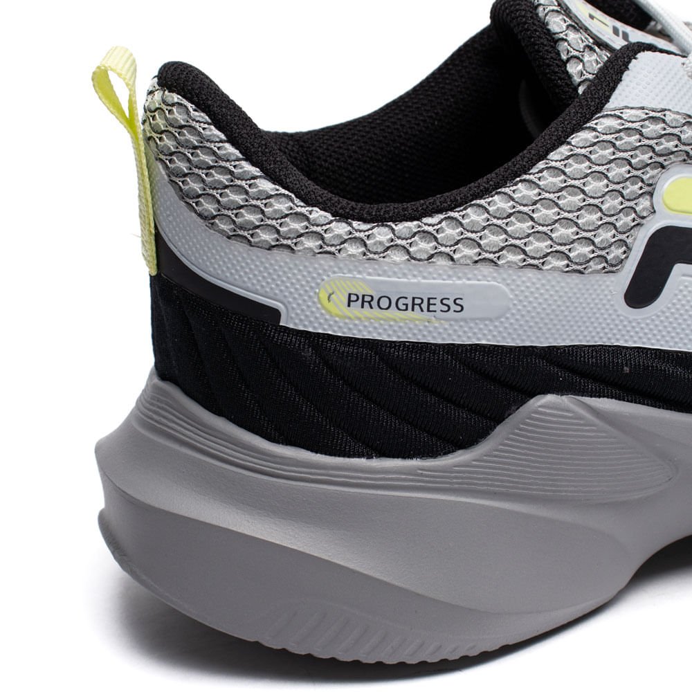 Tênis Infantil Fila Progress Cinza/preto Cinza 7