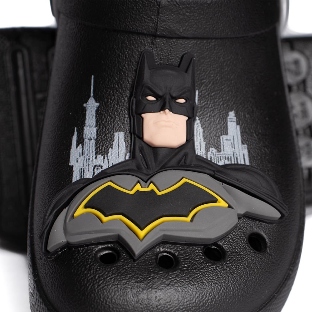 Sandália Babuche Infantil Grendene Batman Preto/cinza Preto 6