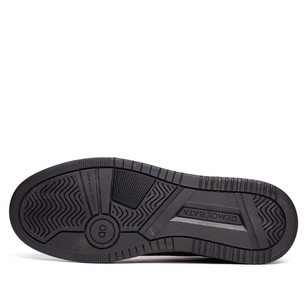 Sapatênis Masculino Democrata Dylan Couro Marrom Marrom 2