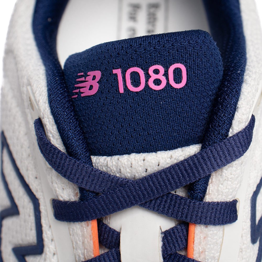 Tênis Feminino New Balance Fresh Foam 1080v15 Branco/Marinho Branco 8
