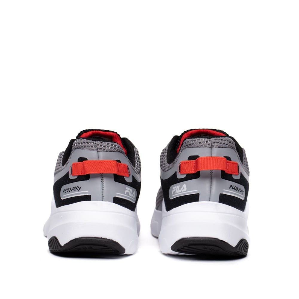 Tênis Masculino Fila Recovery Running Cinza/Preto Cinza 3