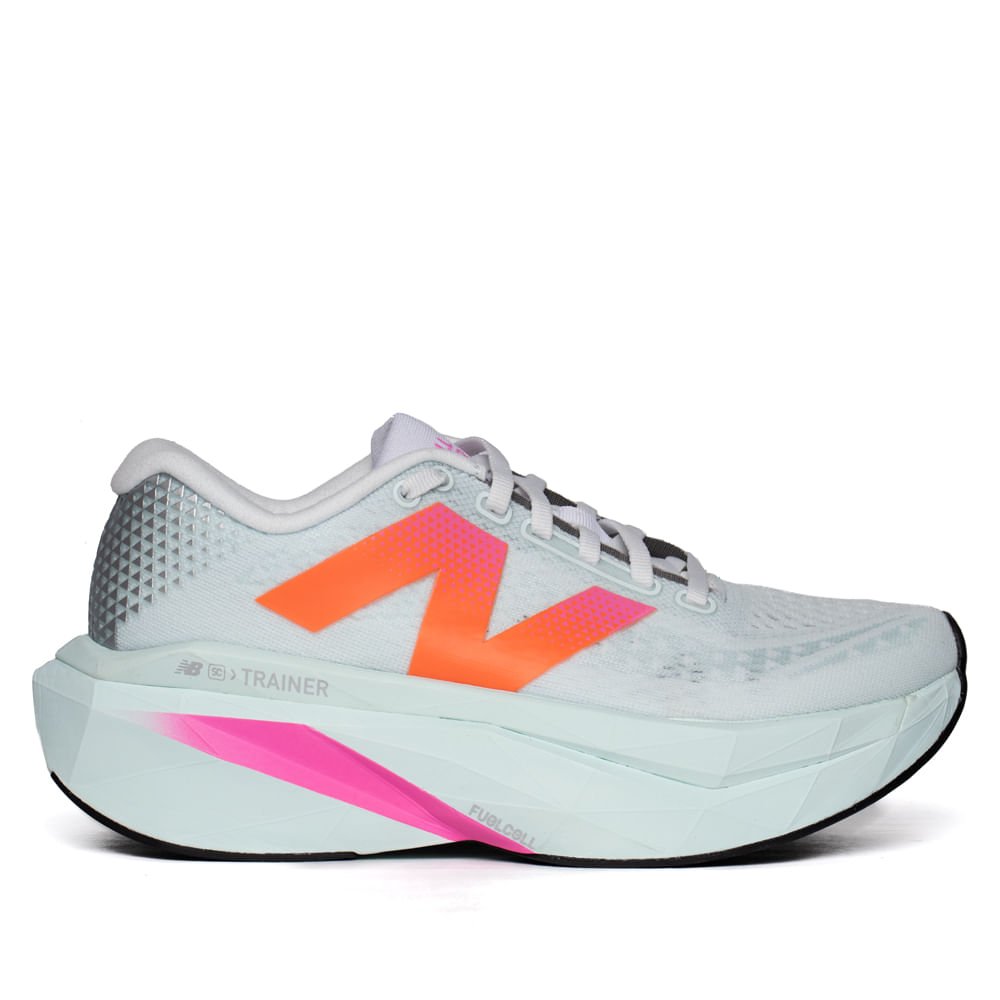 Tênis Feminino New Balance FuelCell V3 Verde Claro/Rosa