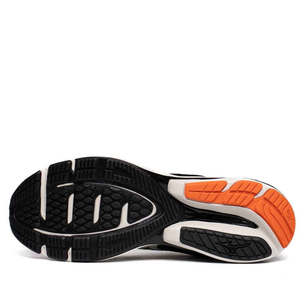 Tênis Masculino Mizuno Wave Mirai 8 Knit Cinza/Preto Cinza/Preto 2