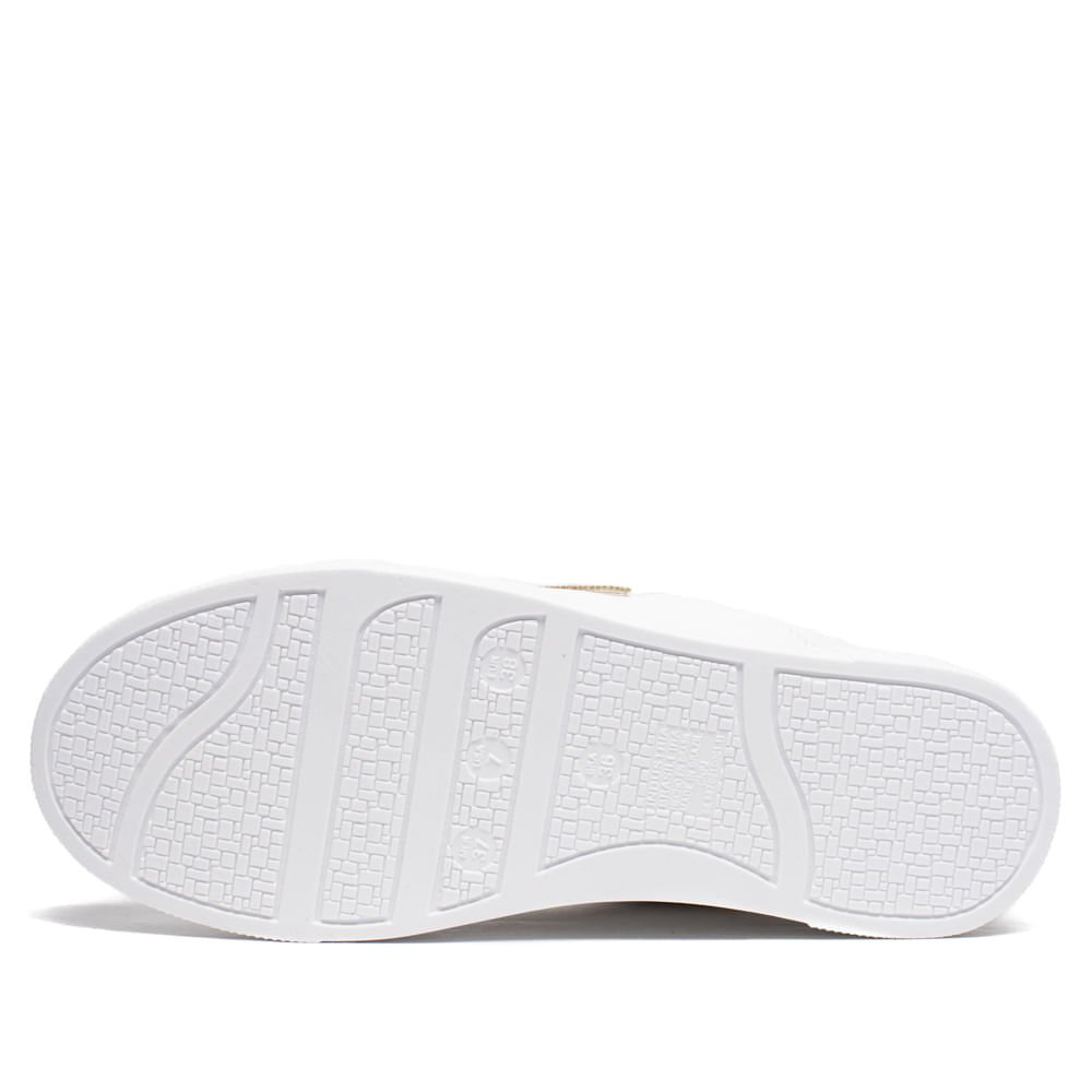 Tênis Feminino Via Marte Napa Flatform Branco Branco 2