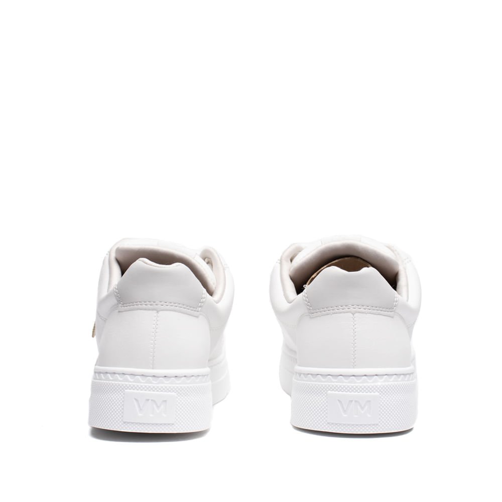 Tênis Feminino Via Marte Napa Flatform Branco Branco 3