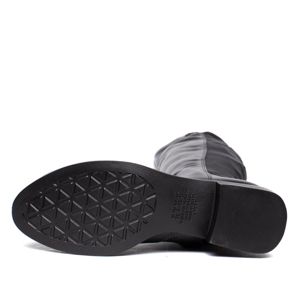 Bota Montaria Feminina Mississipi Napa Preto Preto 2