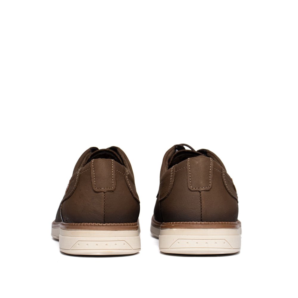 Sapato Masculino Pegada Cardiff Rustic Couro Marrom Marrom 3