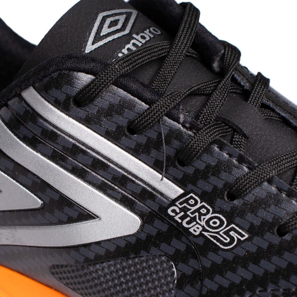Chuteira Futsal Masculina Umbro Pro 5 Bump Preto Preto 5