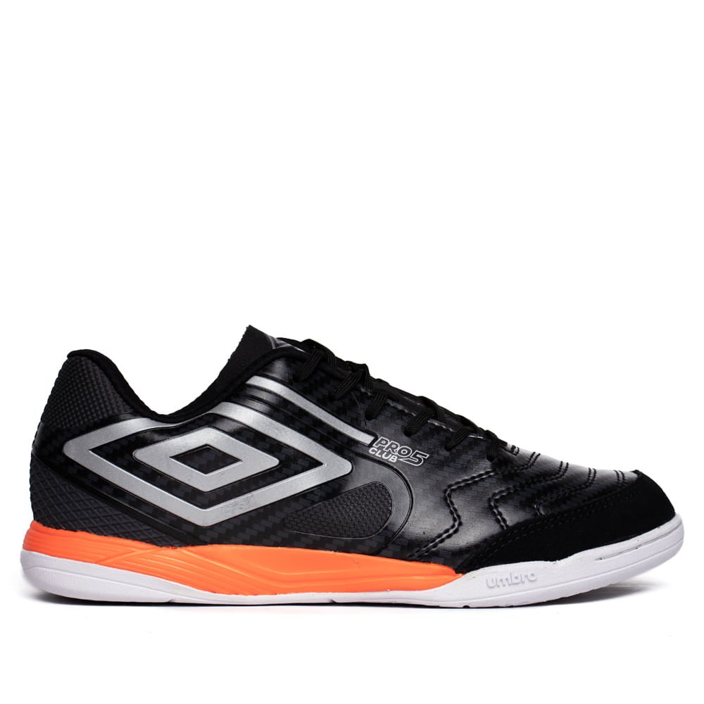 Chuteira Futsal Masculina Umbro Pro 5 Bump Preto