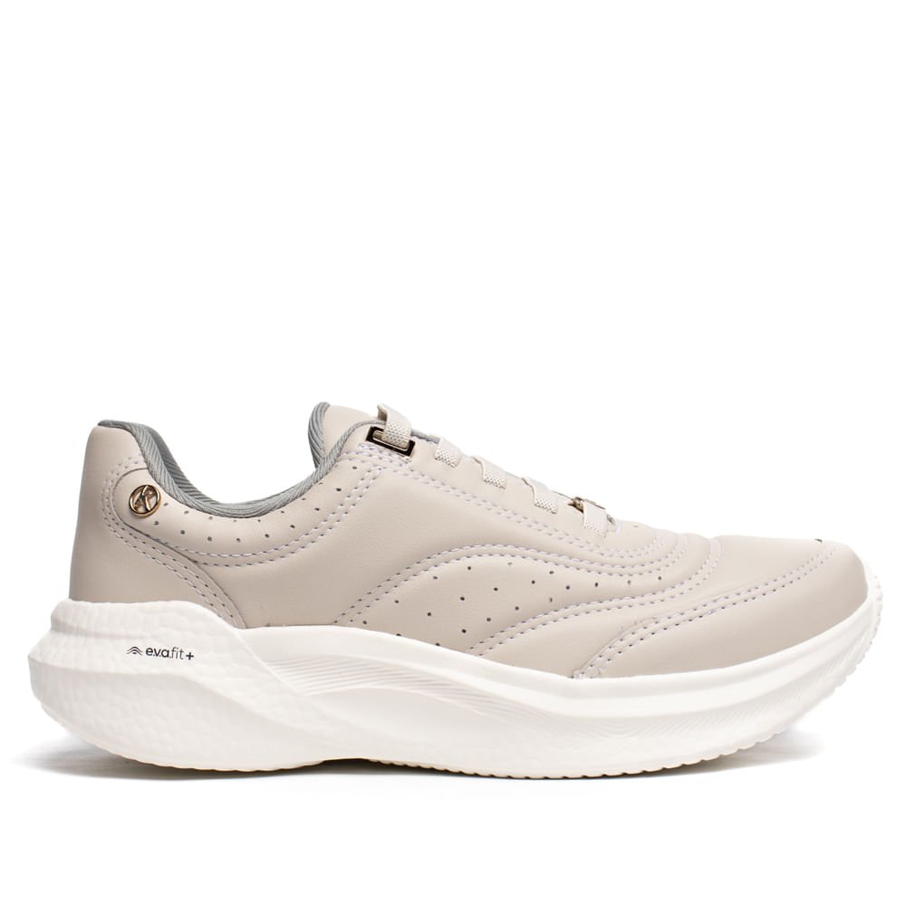 Tênis Feminino Kolosh Esportivo Calce Fácil Cinza Claro