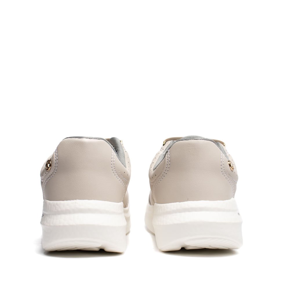 Tênis Feminino Kolosh Esportivo Calce Fácil Cinza Claro Cinza Claro 3