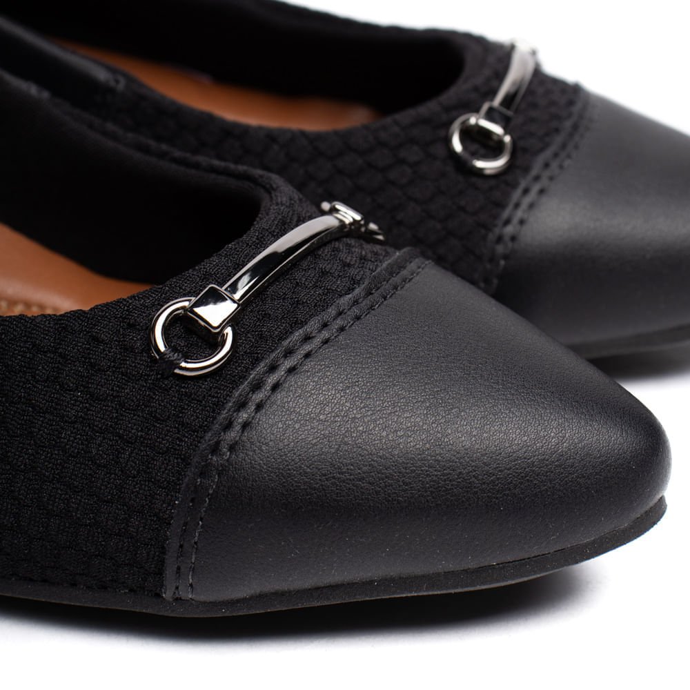 Sapato Feminino Campesí Napa Joanete Preto Preto 5