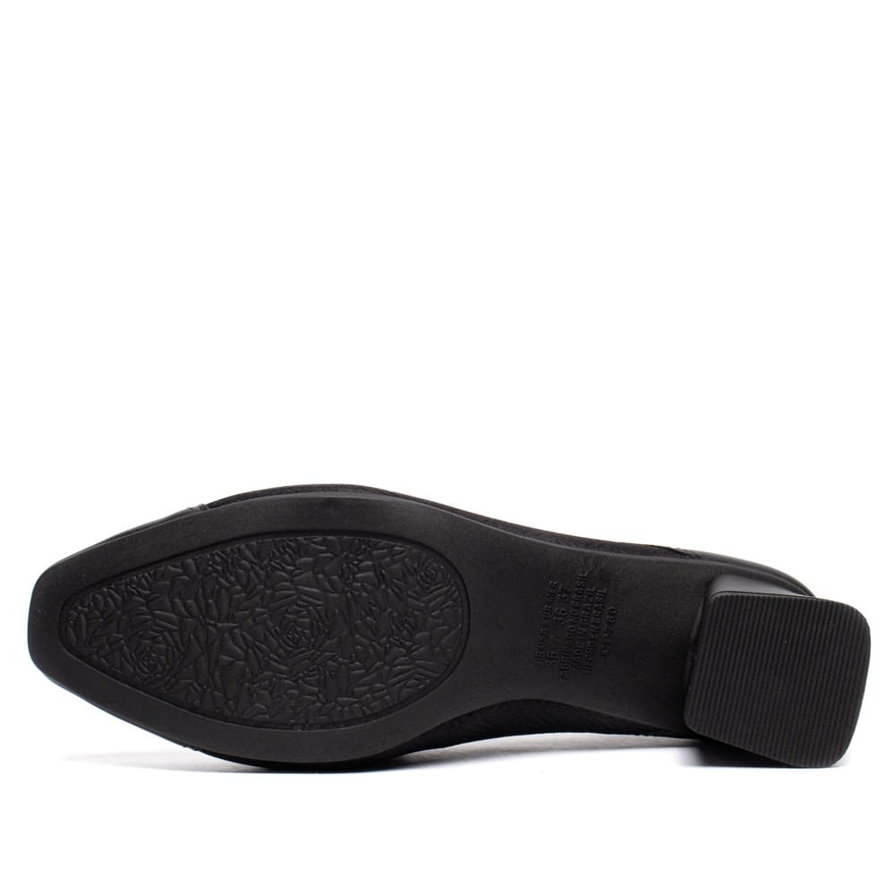 Sapato Feminino Campesí Napa Espuma Tech Preto Preto 2
