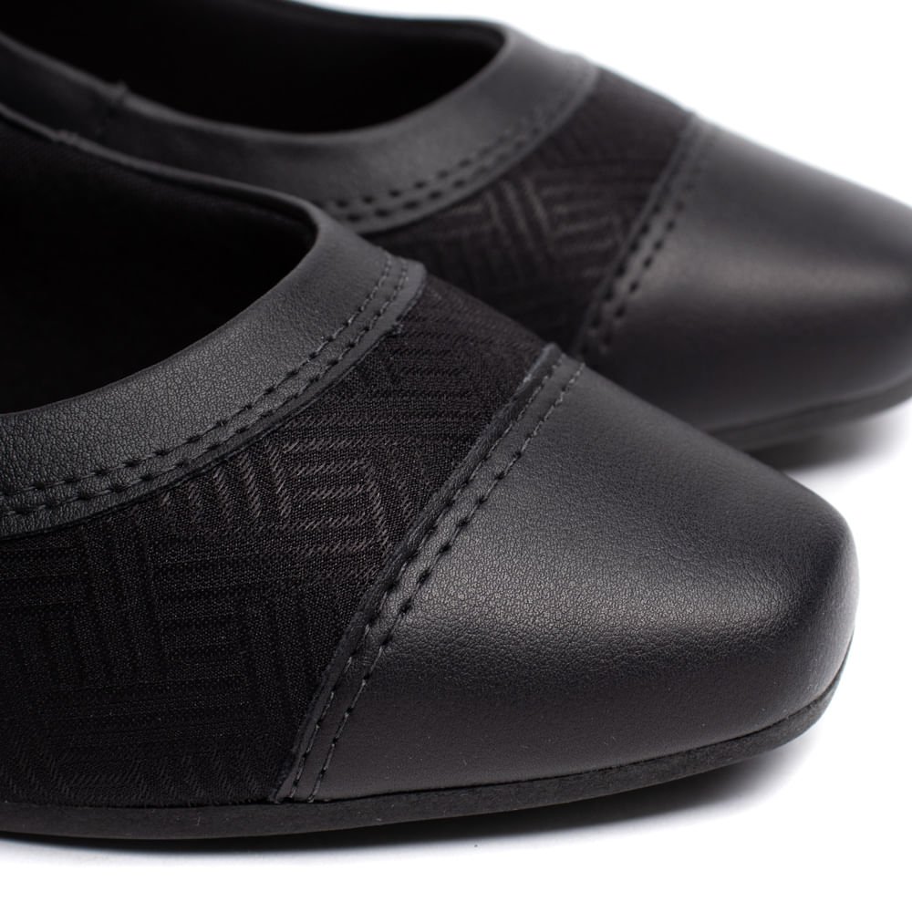 Sapato Feminino Campesí Napa Espuma Tech Preto Preto 5