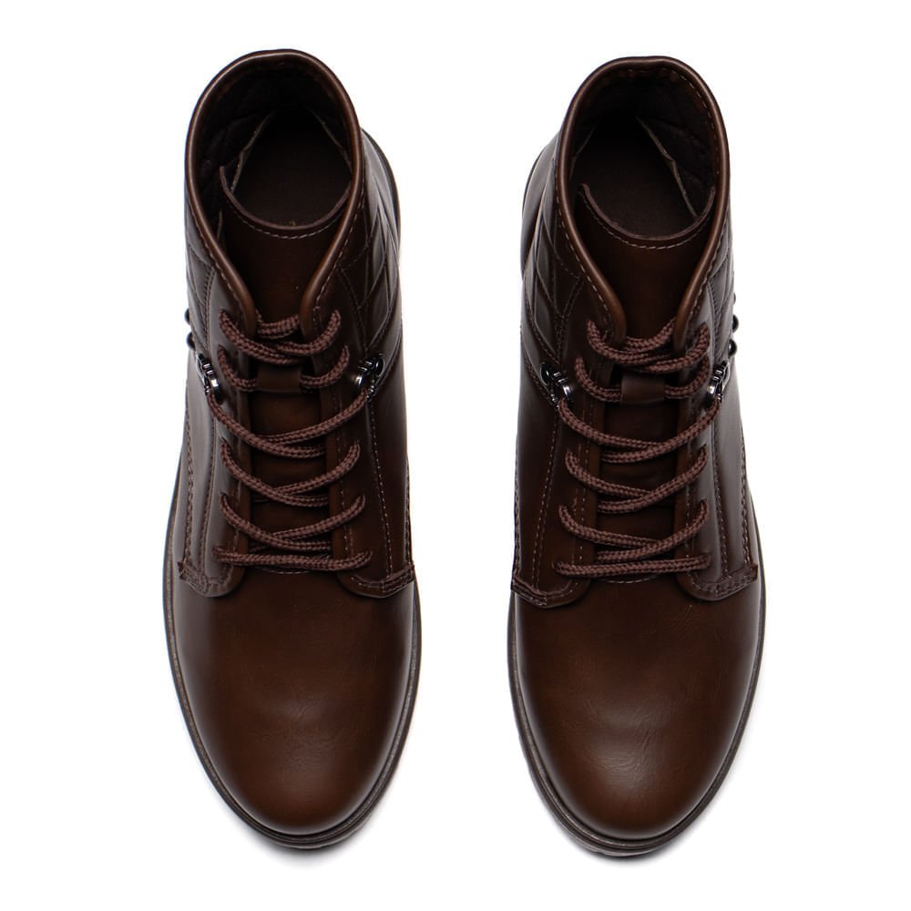 Coturno Feminino Mississipi Napa Tratarado Marrom Marrom 4