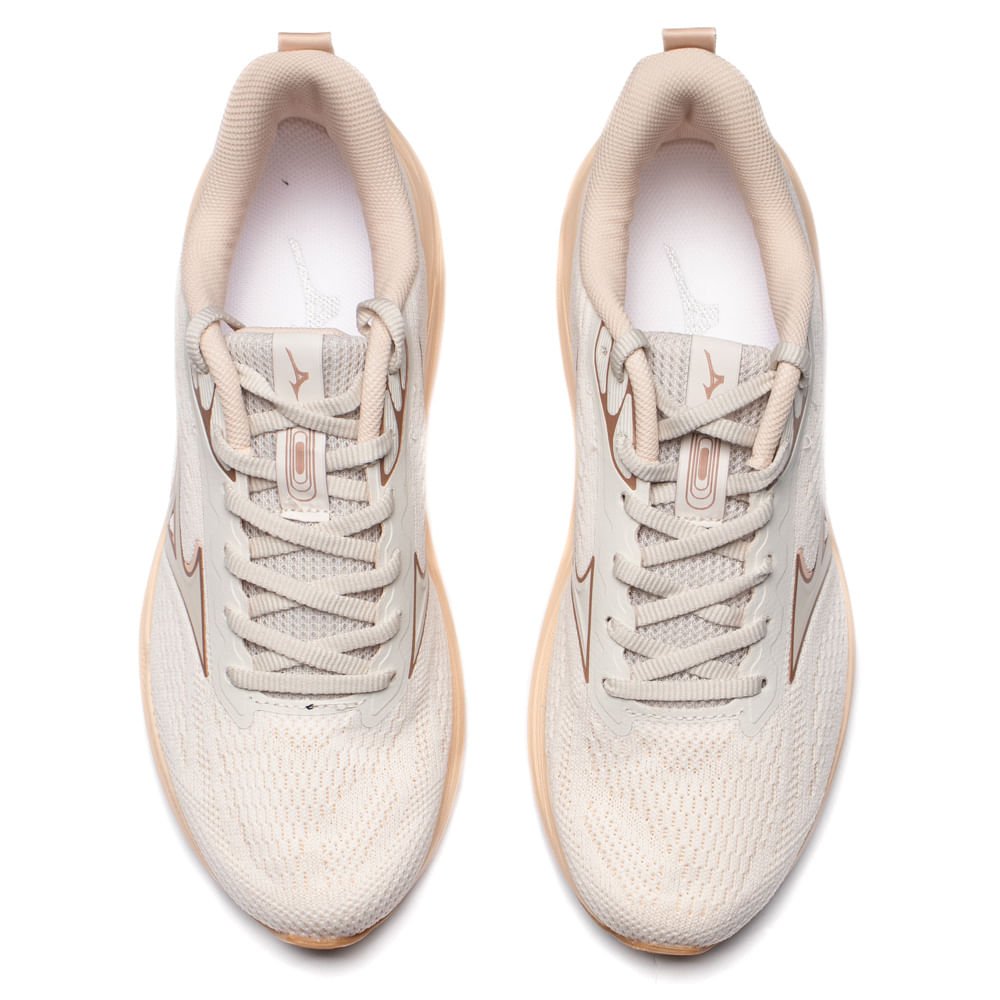 Tênis Feminino Mizuno Enigma 3 Esportivo Bege/Off White Bege 4