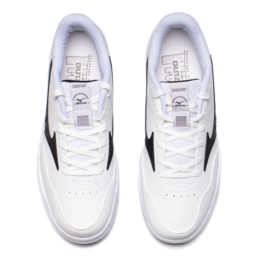 Tênis Masculino Mizuno City Wall Streetwear Branco Branco 4