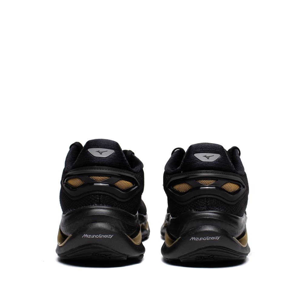Tênis Masculino Mizuno Wave Legend 5 Esportivo Preto Preto 3