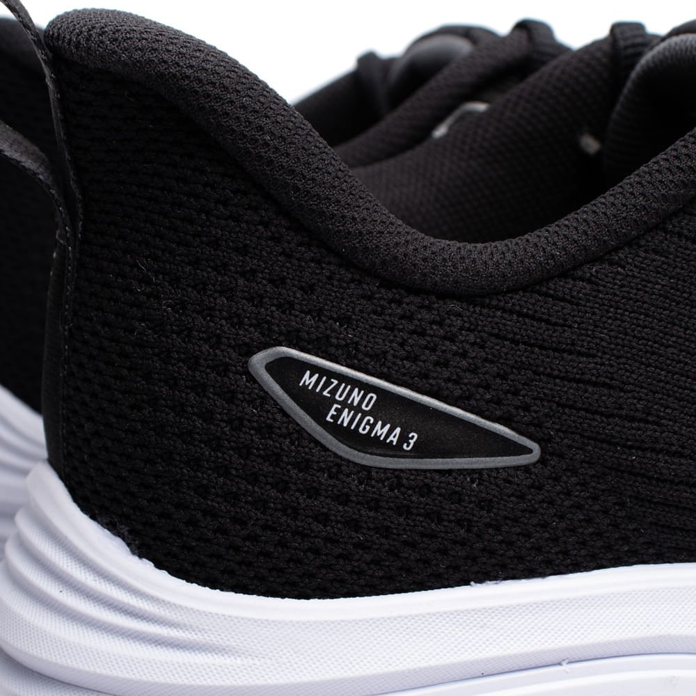 Tênis Masculino Mizuno Enigma 3 Esportivo Preto/Cinza Preto 6