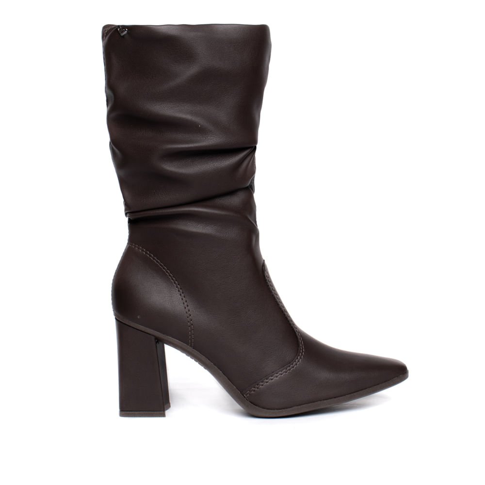 Bota Feminina Mississipi Cano Médio Napa Marrom
