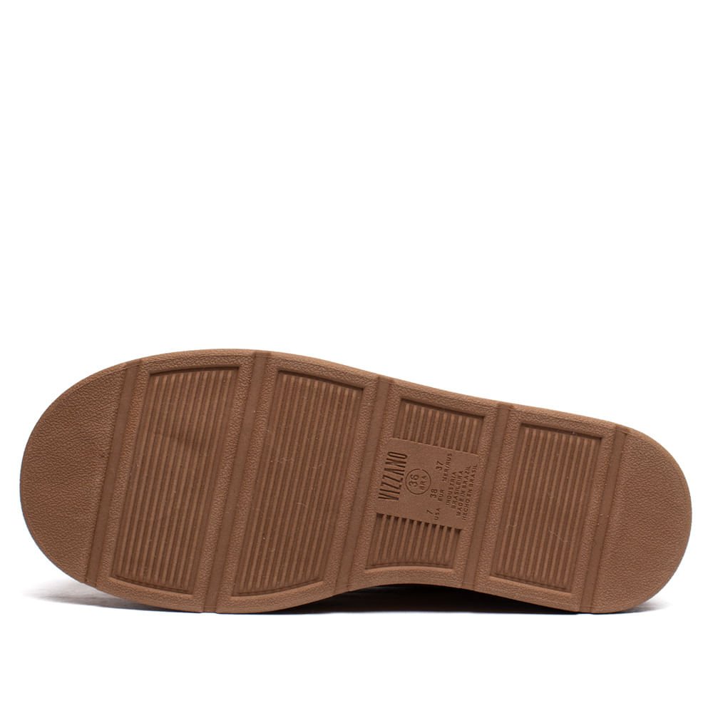 Bota Cano Curto Feminina Vizzano Camurção Caramelo Caramelo 2