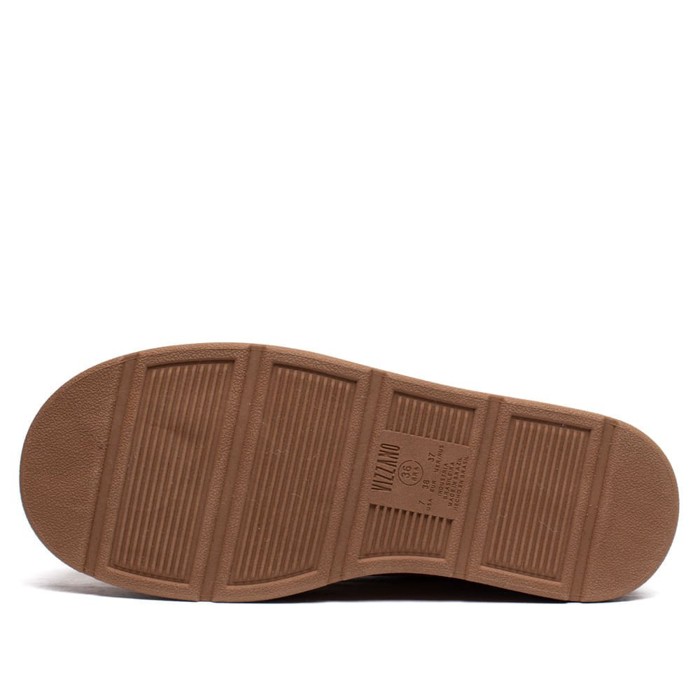 Bota Cano Curto Feminina Vizzano Camurção Caramelo Caramelo 2