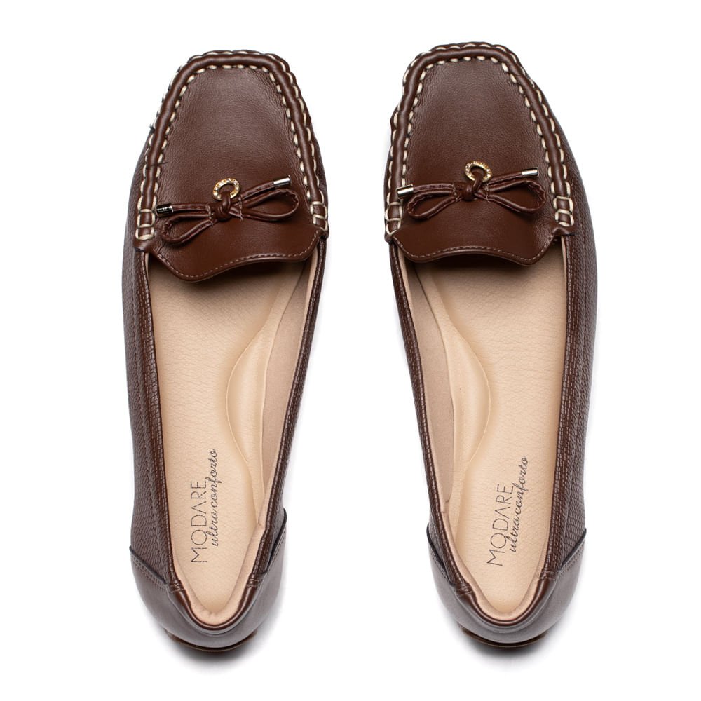 Mocassim Feminino Modare Napa Ultraconforto Marrom Marrom 4