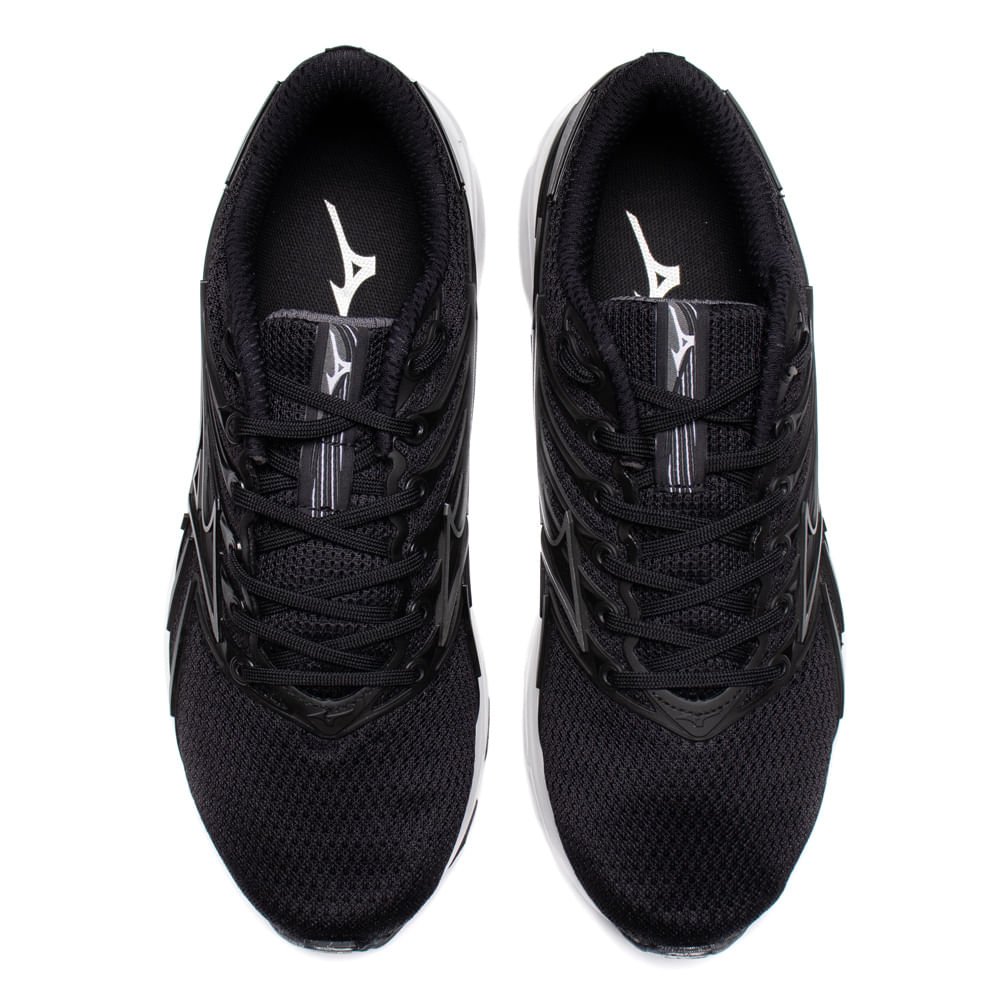 Tênis Masculino Mizuno Jet 8 Esportivo Preto/Prata Preto 4